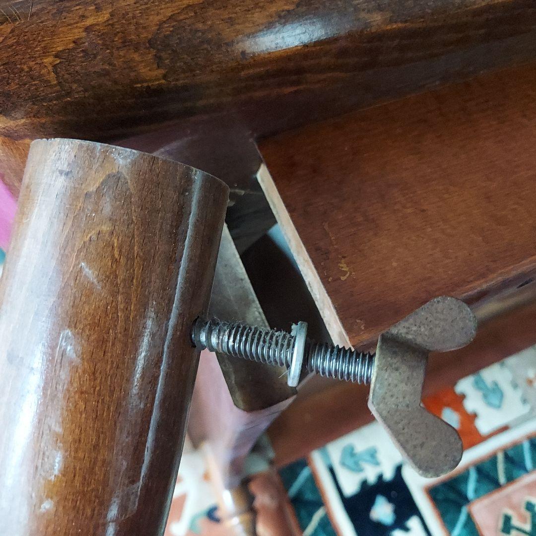 木製長方形ダイニングテーブル　　飛騨産業　キツツキマーク　W156cm