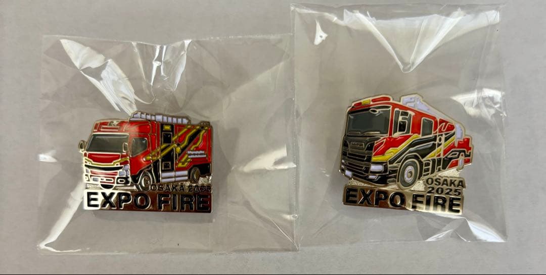 【非売品・激レア】大阪関西万博 消防ピンバッジ　値下げ　OSAKA2025