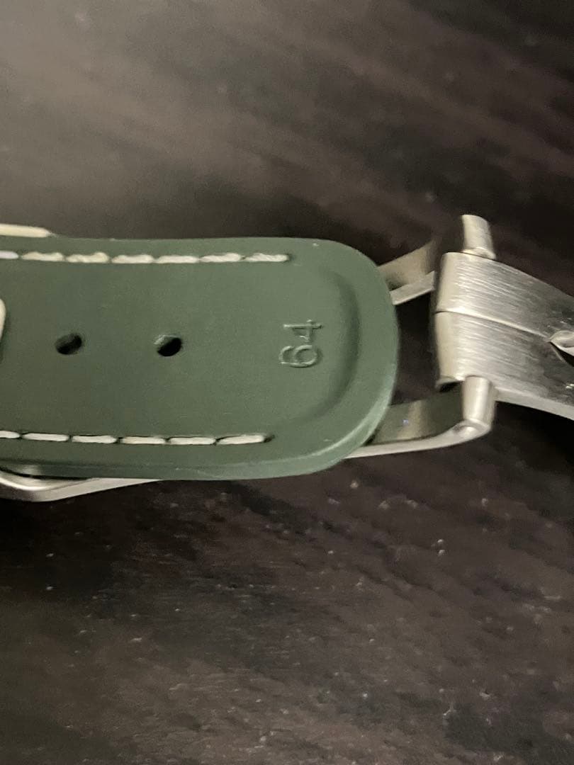 メ*5様 オメガ　アクアテラ　グリーン ラバーベルト 20mm