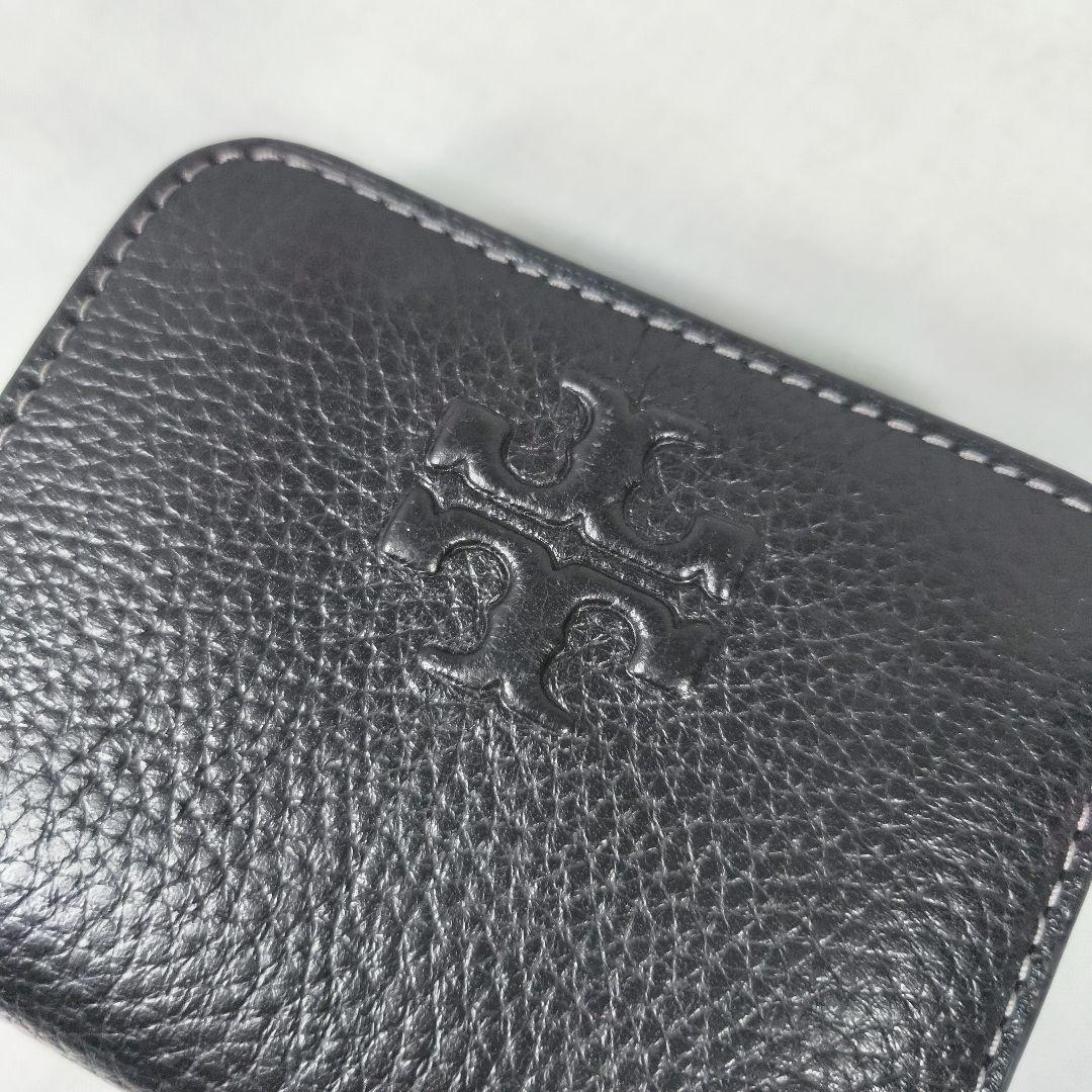 美品✨️　トリーバーチ　THEA　ティア　フルレザー　折り財布　黒