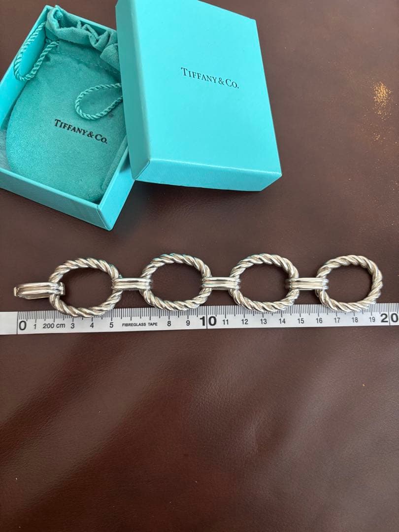 Tiffany&Co. VINTAGE ツイストサークルリンクブレスレット
