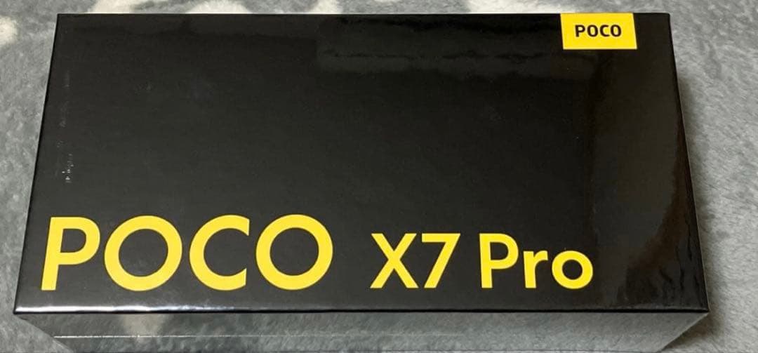 【新品未開封】POCO X7 Pro/12GB+512GB/ブラック【送料無料】
