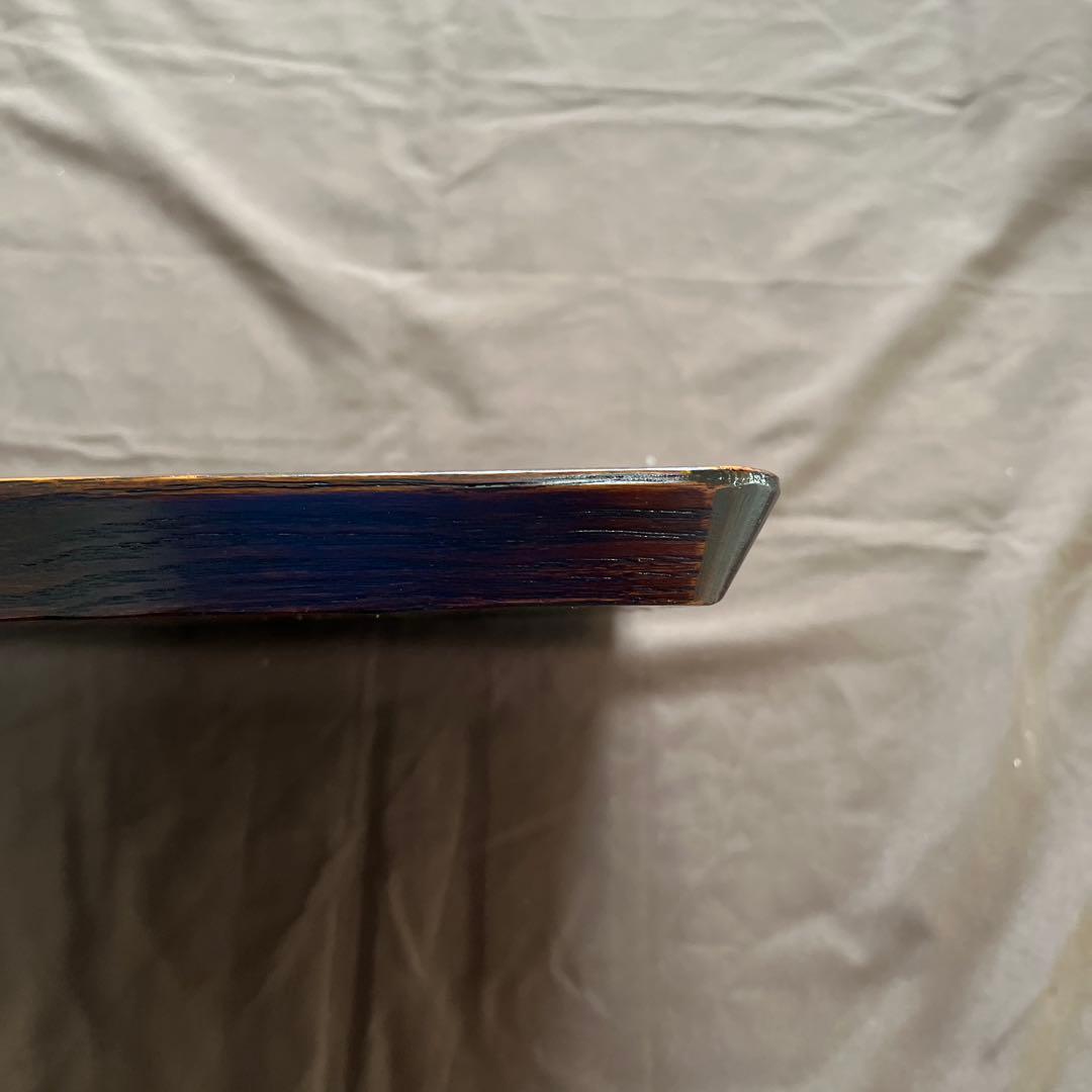 栗拭漆我谷盆　353mm×250mm×24mm　折敷　トレー　№9024