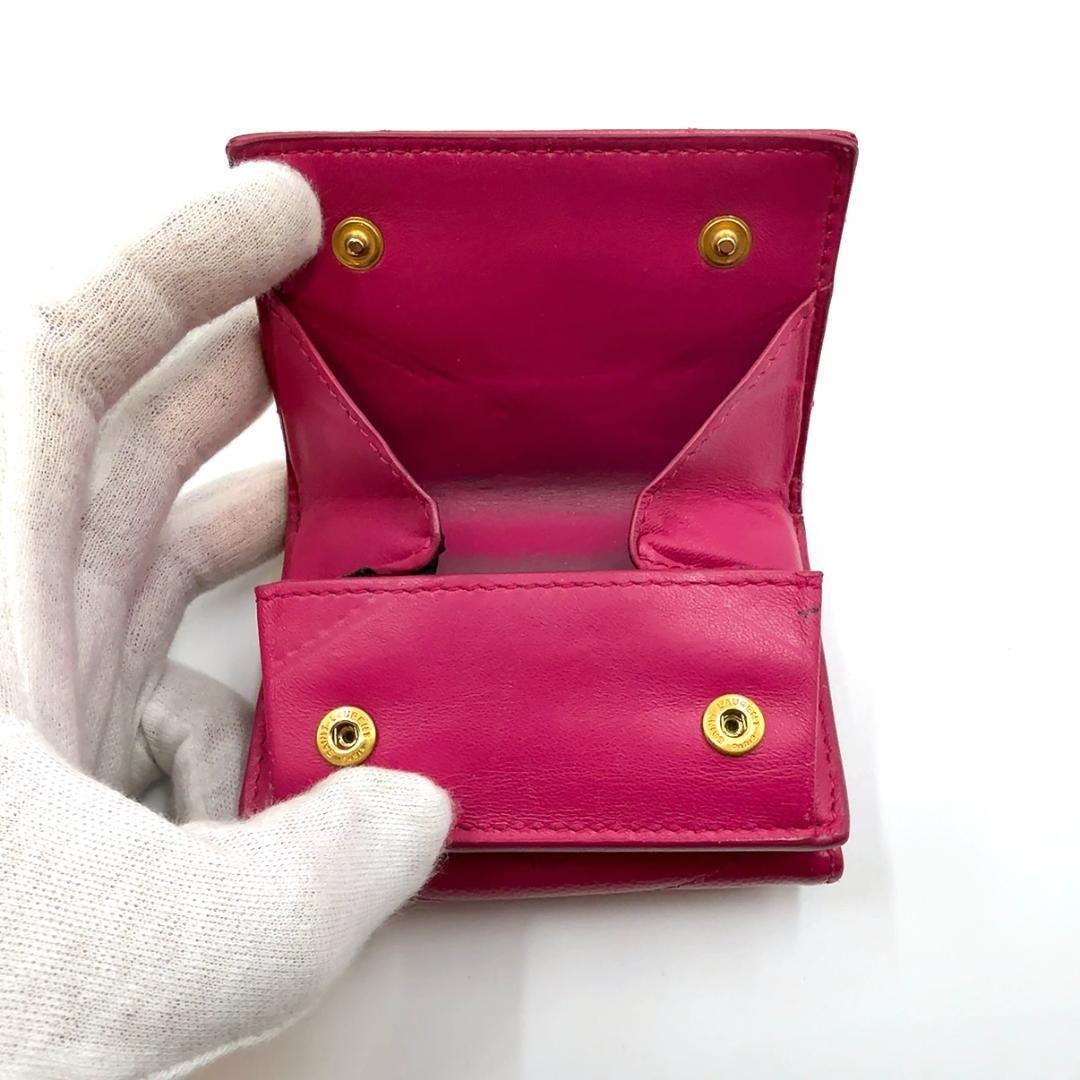 ◇サンローラン◇レザー/カサンドラ/コンパクトウォレット/三つ折り財布