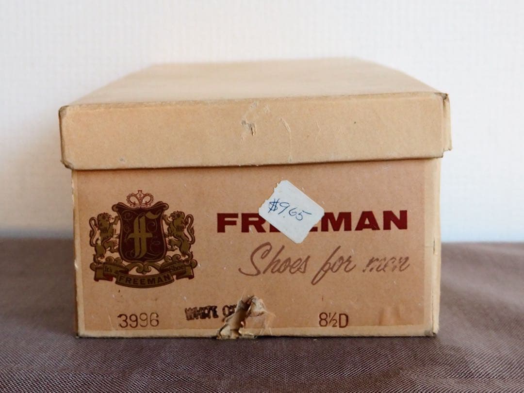 靴 60s Freeman White bucks shoes W/Box