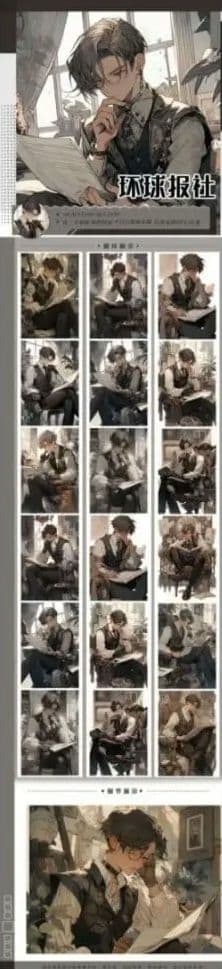 ユ*ナ様 ［新品・14点セット・おまけつき］海外マスキングテープ 青年マステ 男