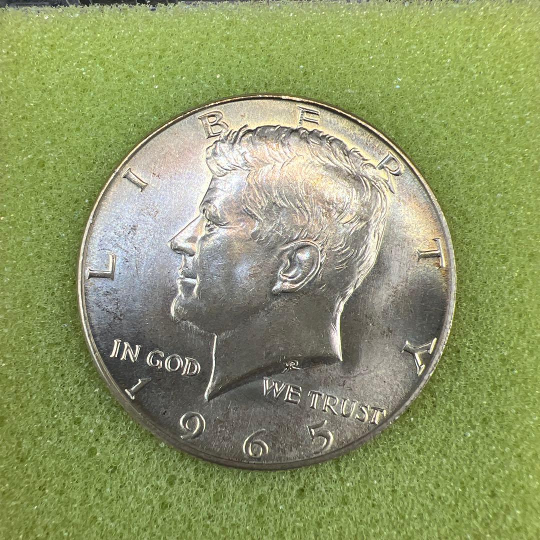 1965年 アメリカ ハーフダラー 銀貨