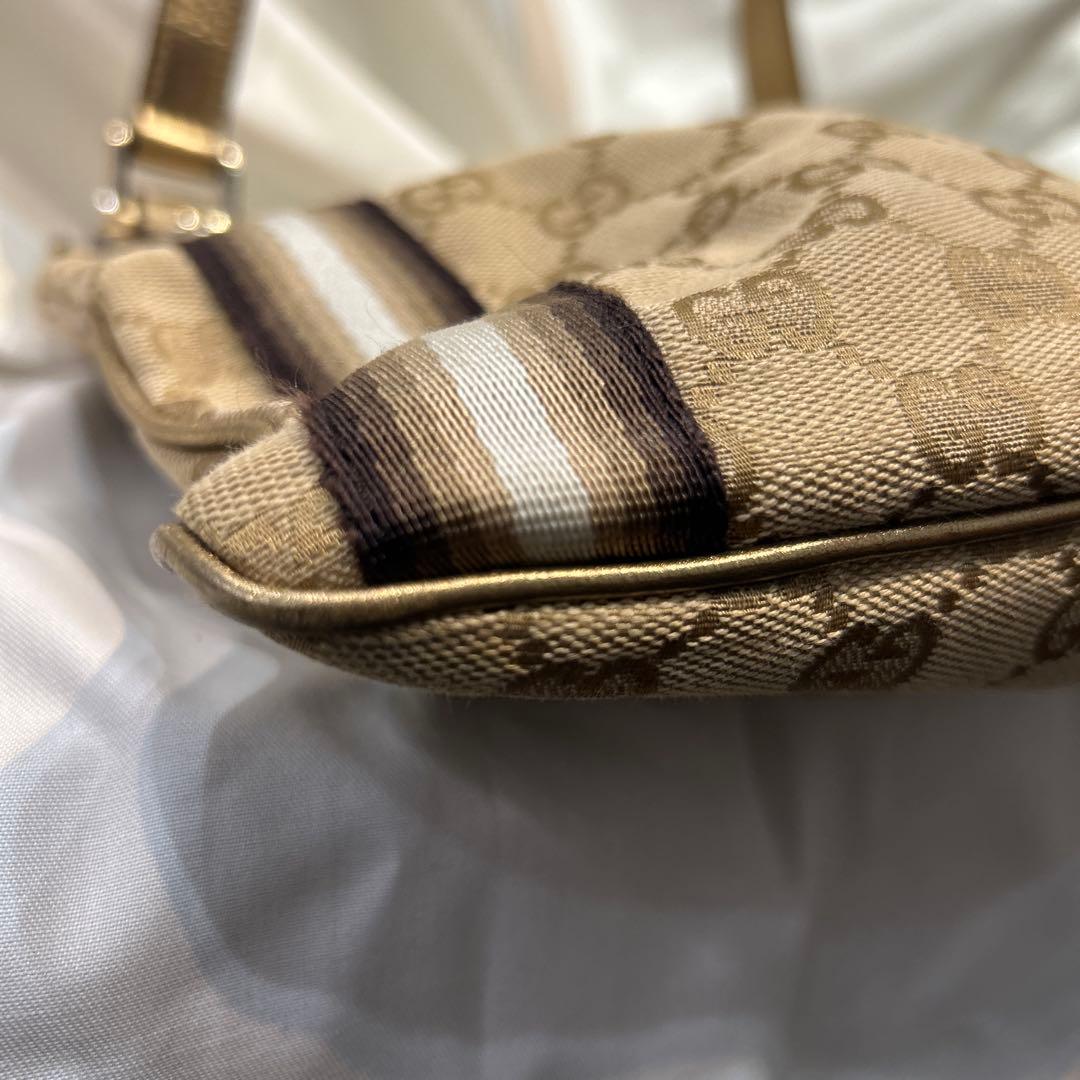 GUCCI GGパターン ショルダーバッグ ベージュ