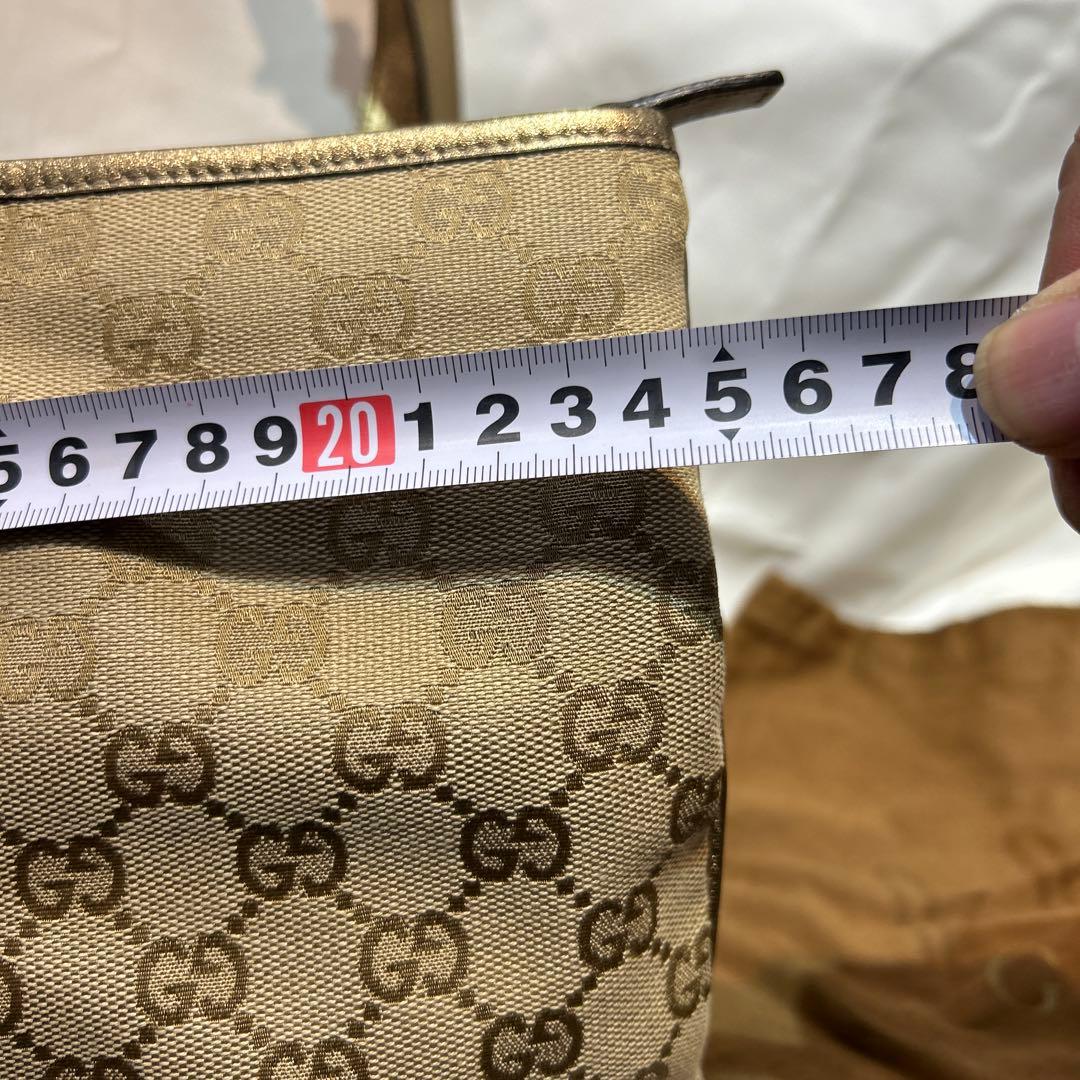 GUCCI GGパターン ショルダーバッグ ベージュ