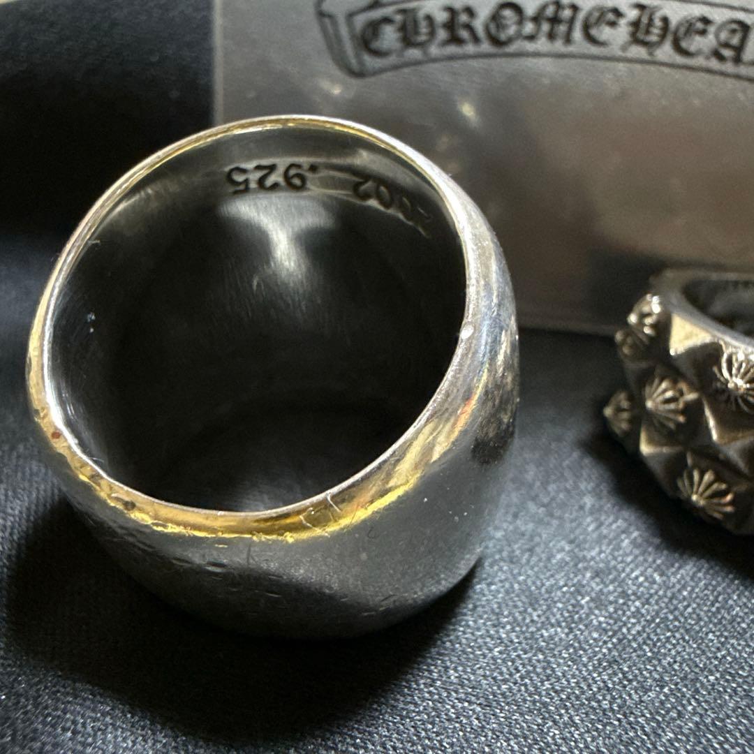 ロックな　シルバーリング 2個セット