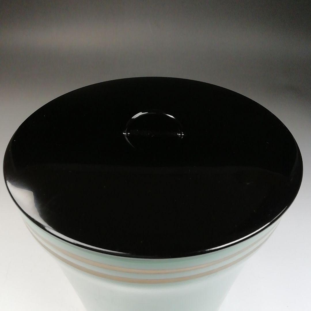 Ｔ８４４　水指　『末広　高麗青磁　一重口水指』『瑞豊 造』　共箱　茶道具