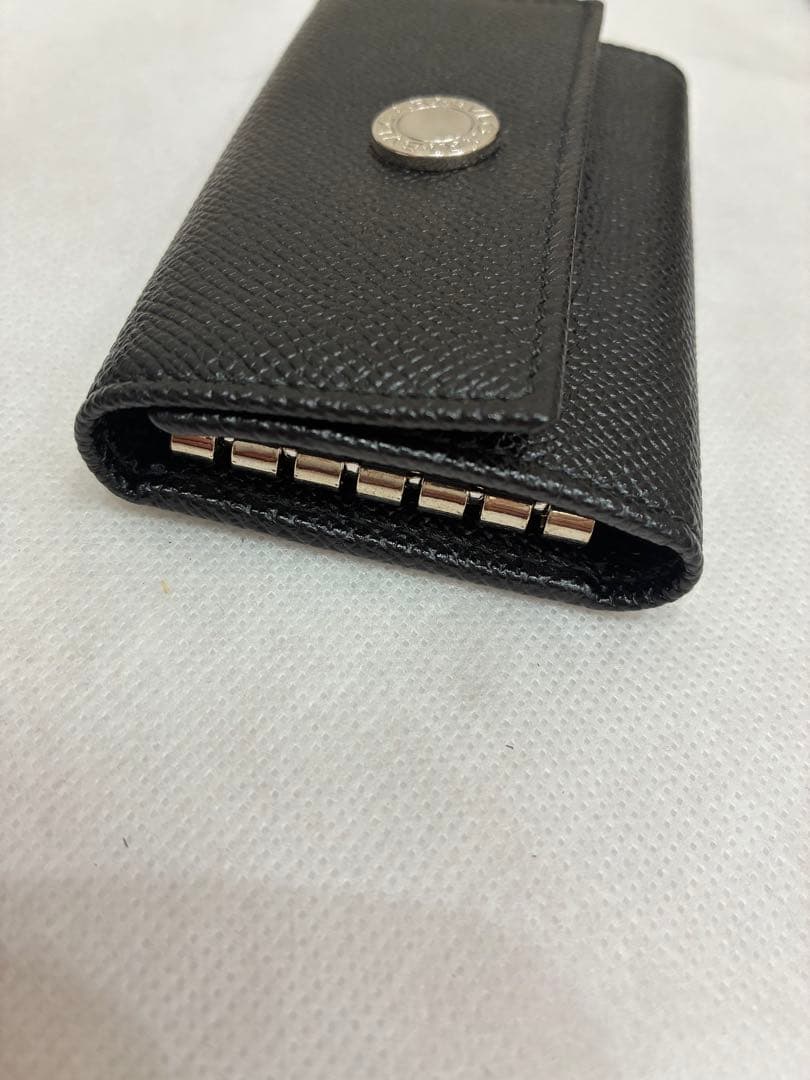 【未使用】BVLGARI ブルガリ　キーケース　ブラック　レザー