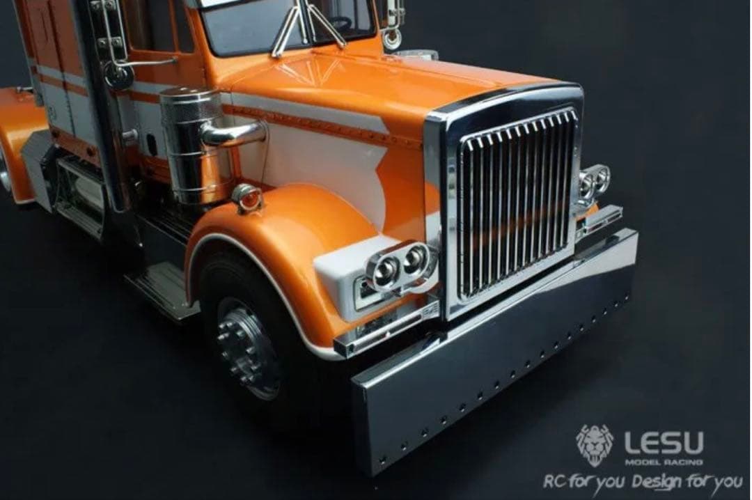 1/14 タミヤ グランドハウラー キングハウラー用 アルミメッキグリルLESU