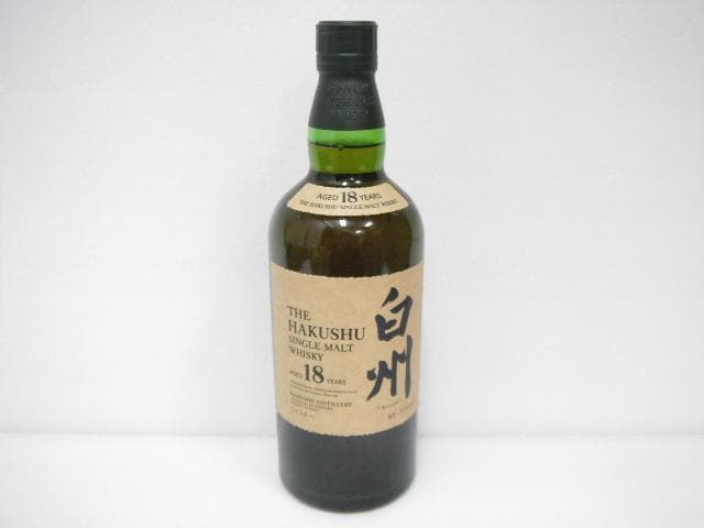 未開栓 サントリー 白州 18年 シングルモルト ウイスキー 700ml 箱付