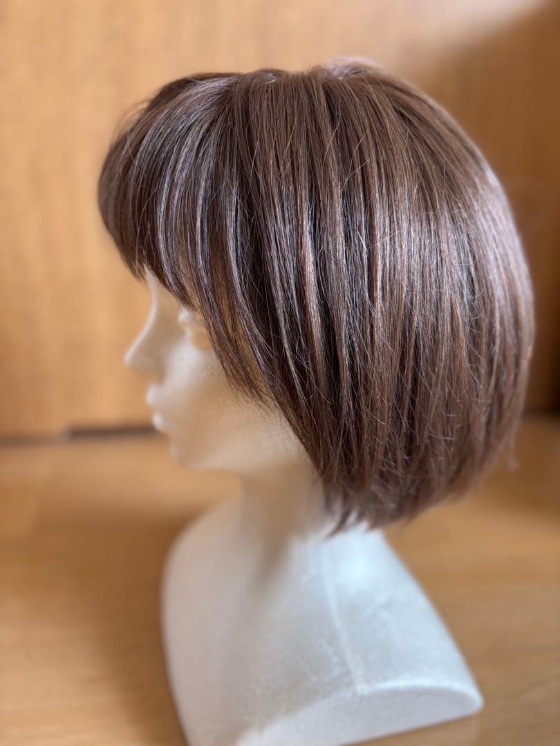 ブラウン ショートボブウィッグ