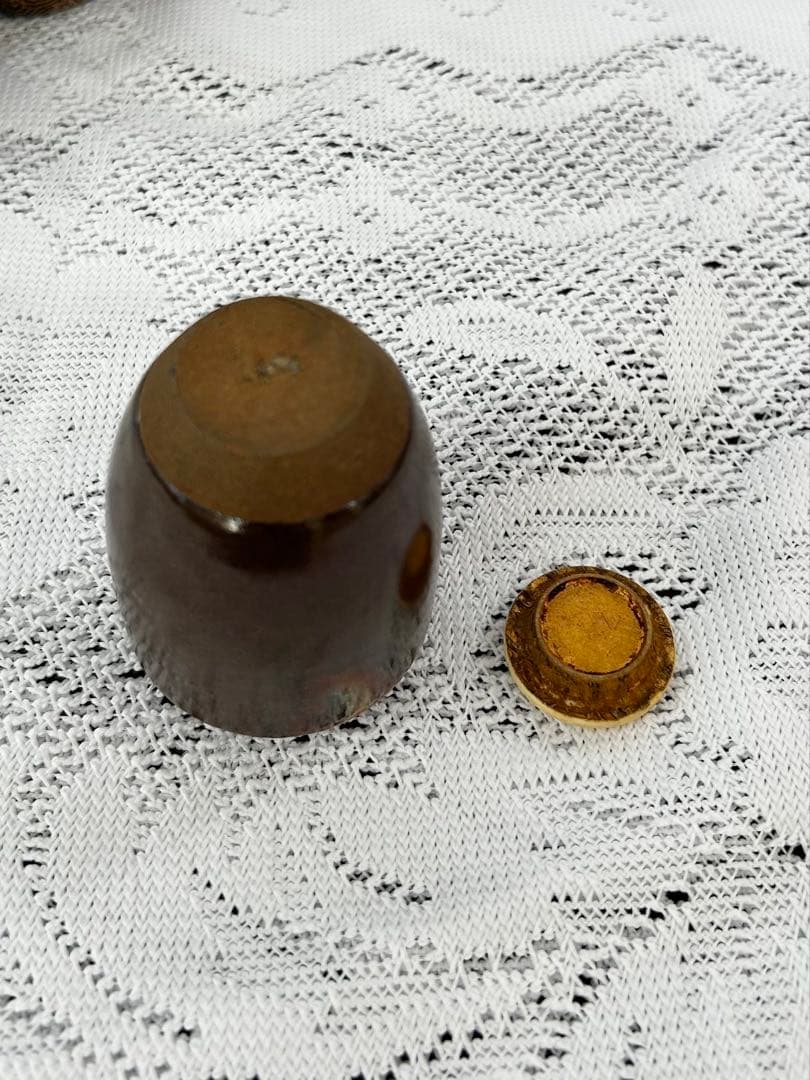 茶入　高取焼き　2点セット　茶道具