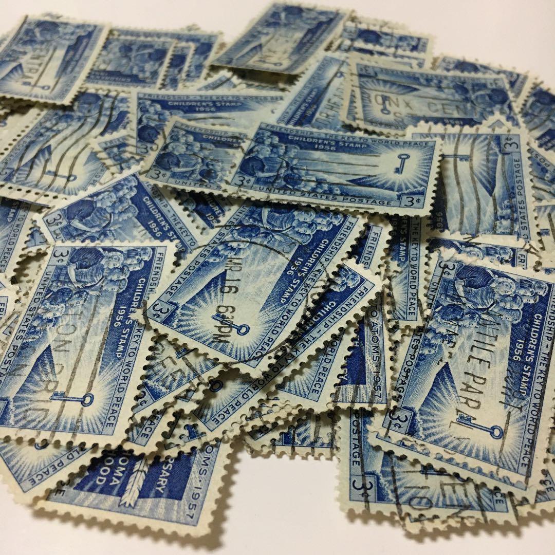 海外切手 100枚 同梱300円