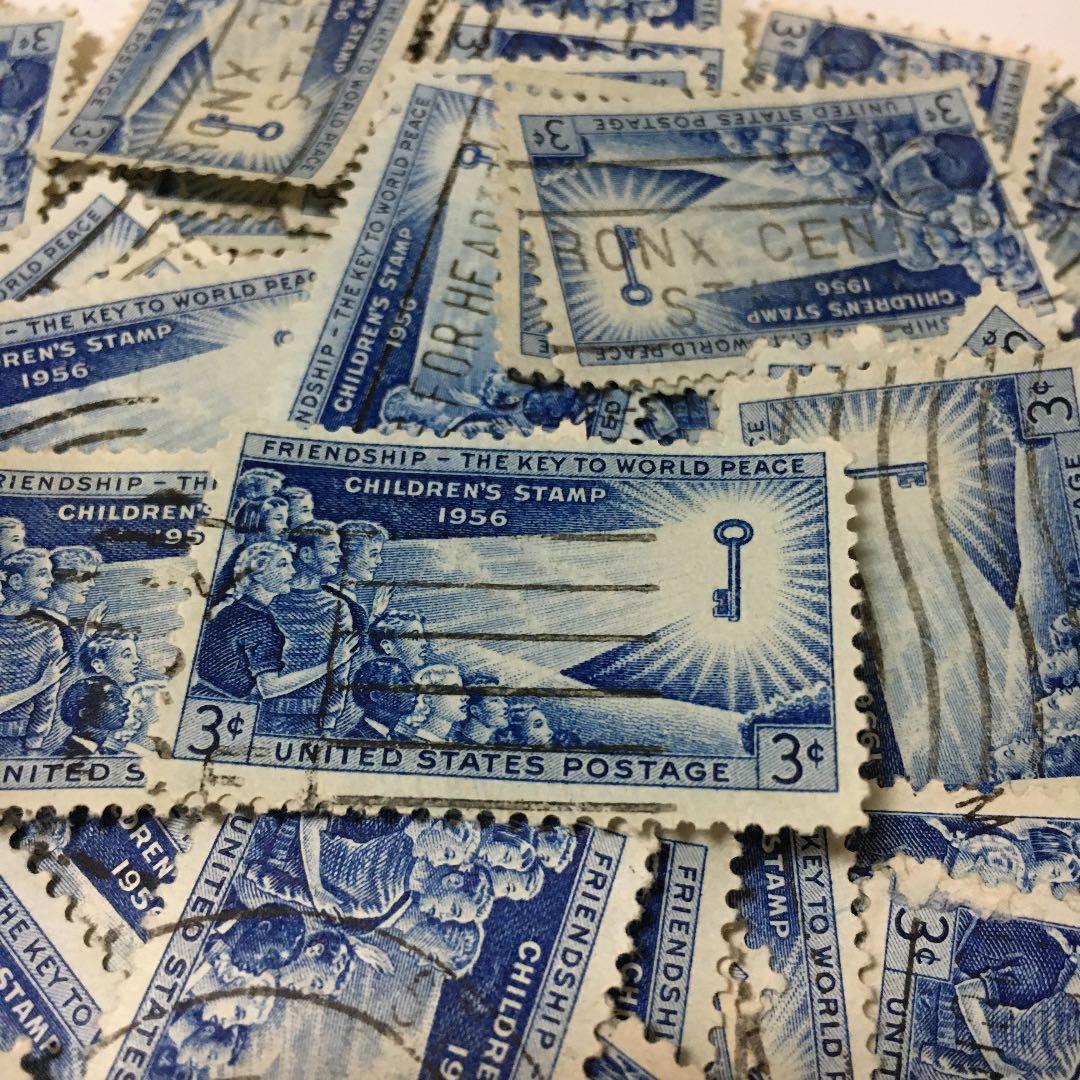 海外切手 100枚 同梱300円