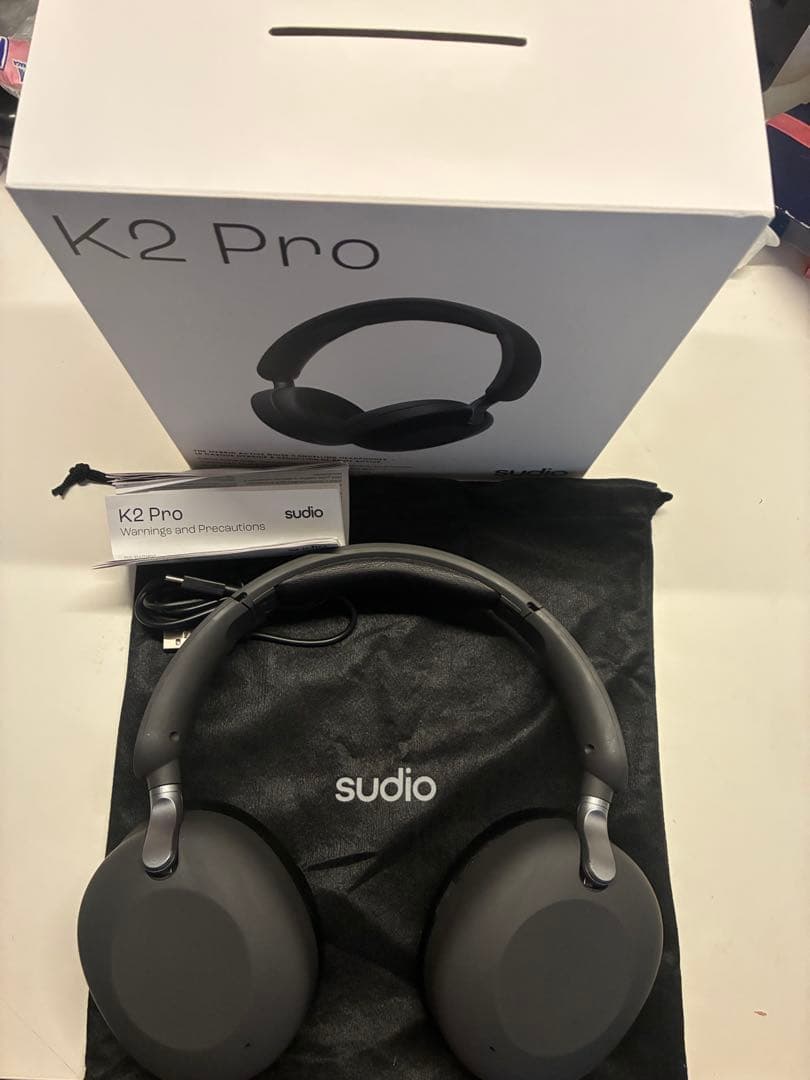 Sudio K2 Pro ワイヤレスヘッドホン ブラック ほぼ未使用