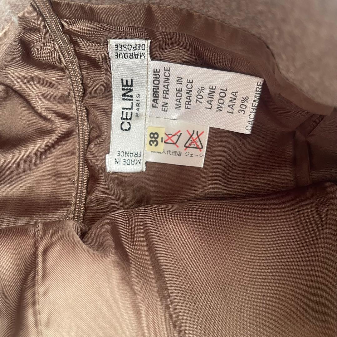 セリーヌ　ゴールドボタン　タイトスカート　38