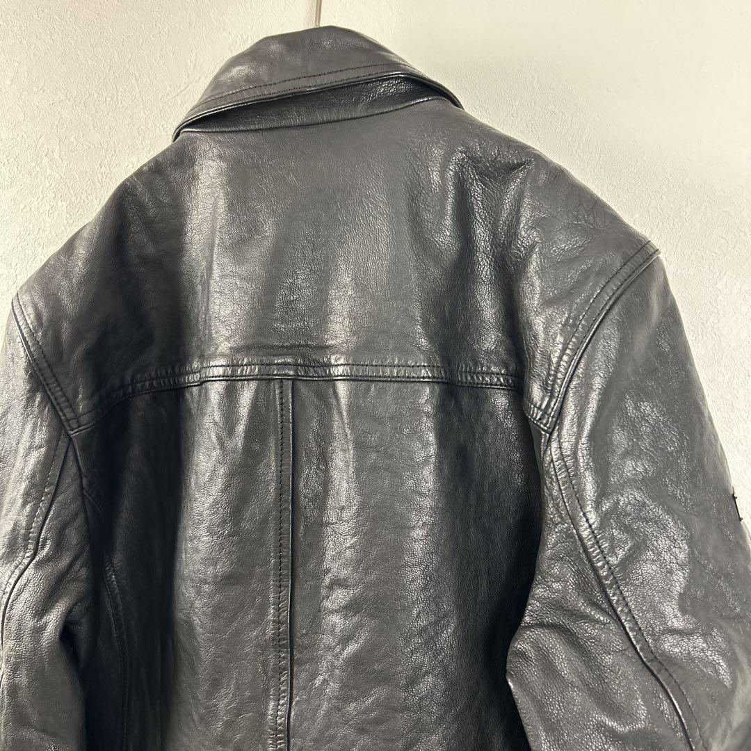 ジャケット・アウター Superdry Men's Seventies Leather Jacket