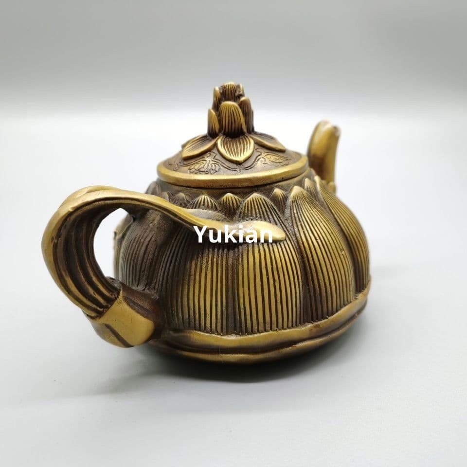 風水 置物 銅製 長寿銅壺 酒壺 茶壺 装飾品 工芸品 美術品