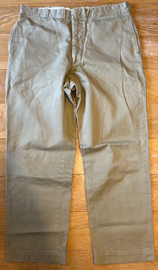 70s ヴィンテージ US Military チノ コットンツイル 38x31