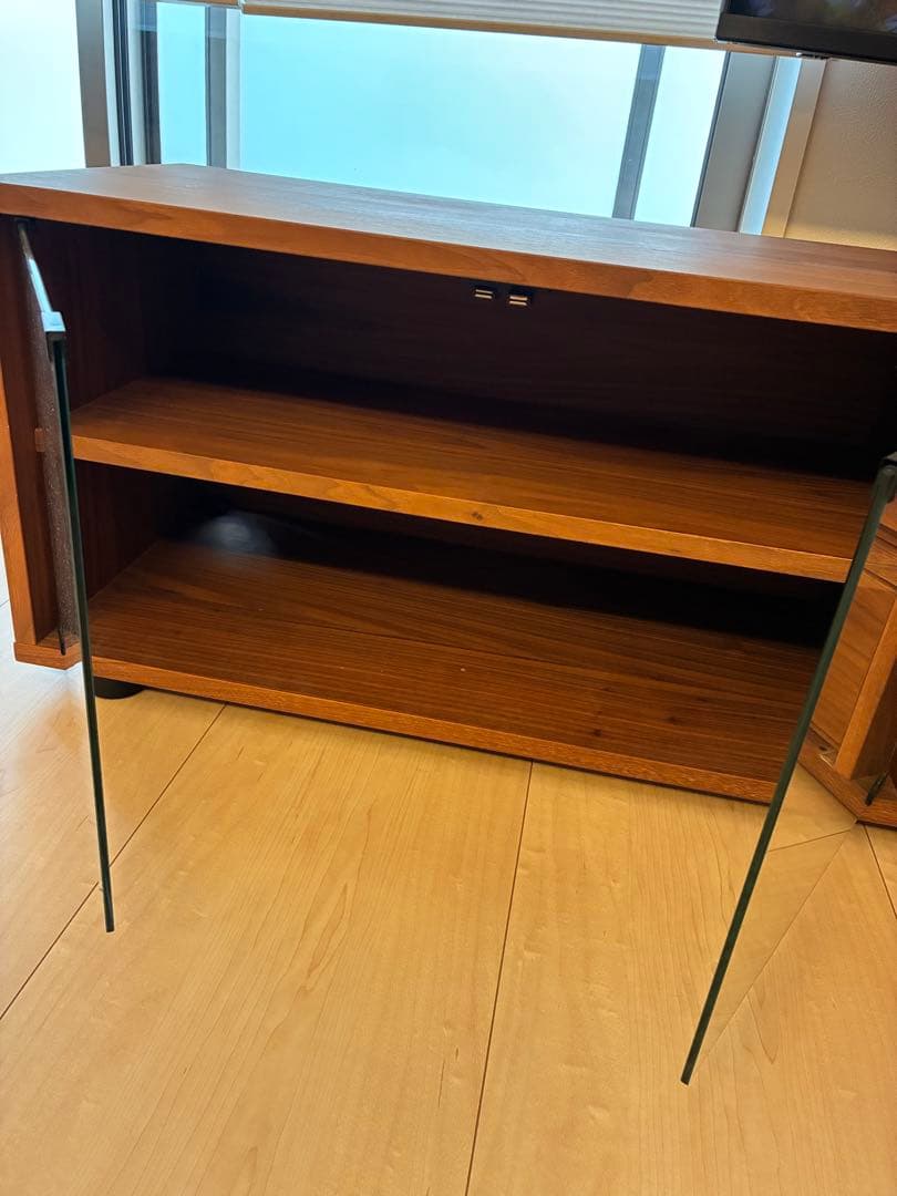 【廃盤】無印良品　スタッキングキャビネット　ウォールナット