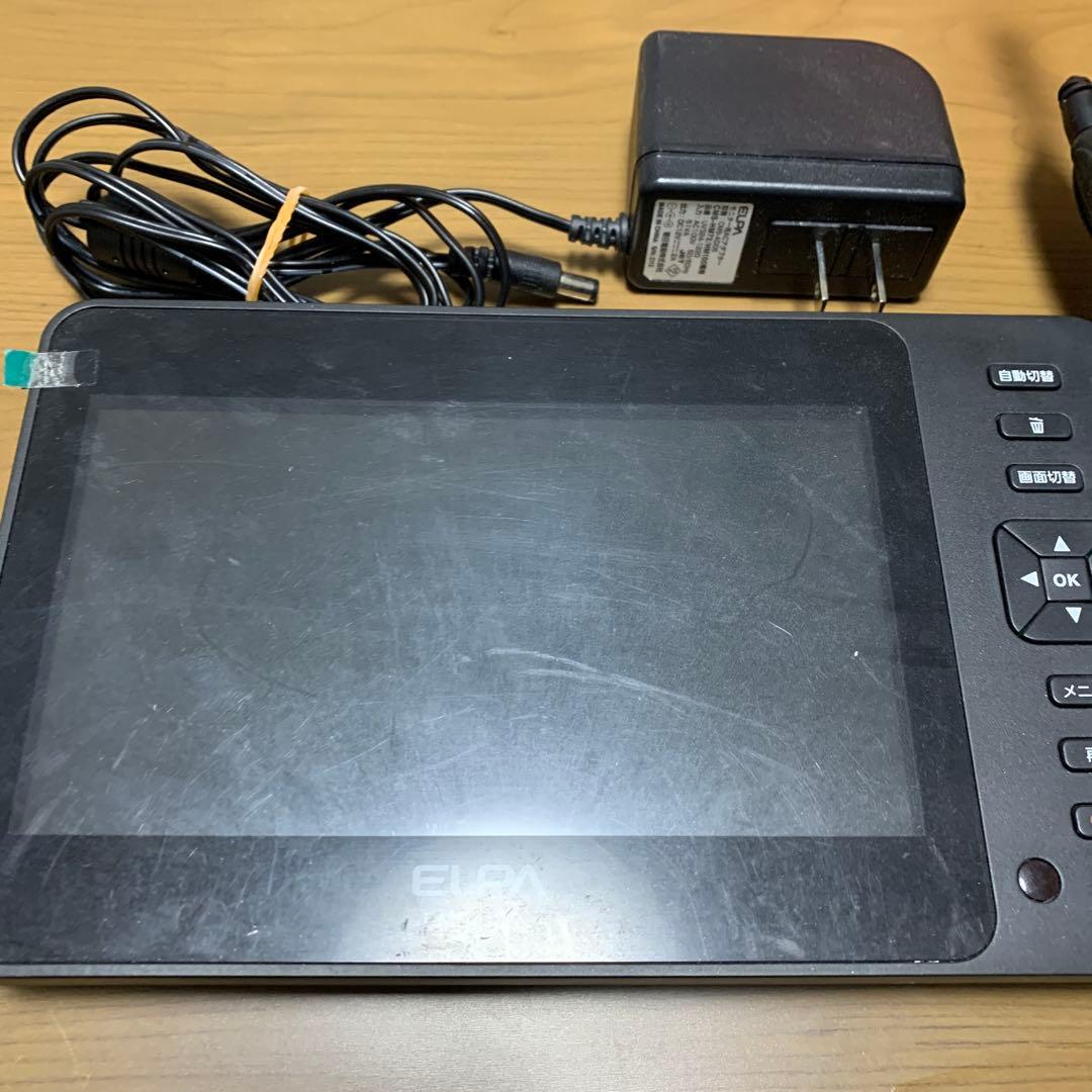 ELPA CMS-HM72 防犯モニター CMS-HC72 カメラセット