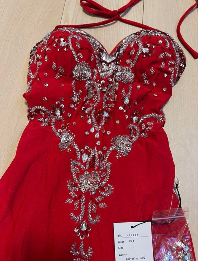 C.R.E.A.M Co.,Ltd ロングドレス　赤　S