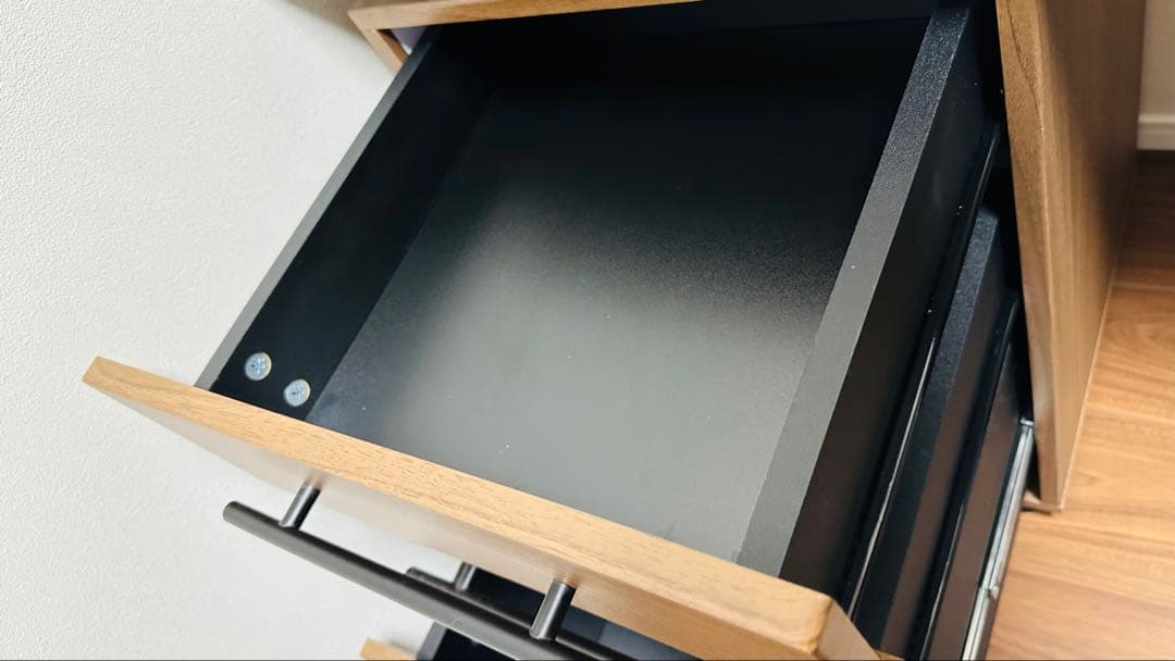 ニトリ　システムデスク　ミドルブラウン　ラボーロ　140MBR