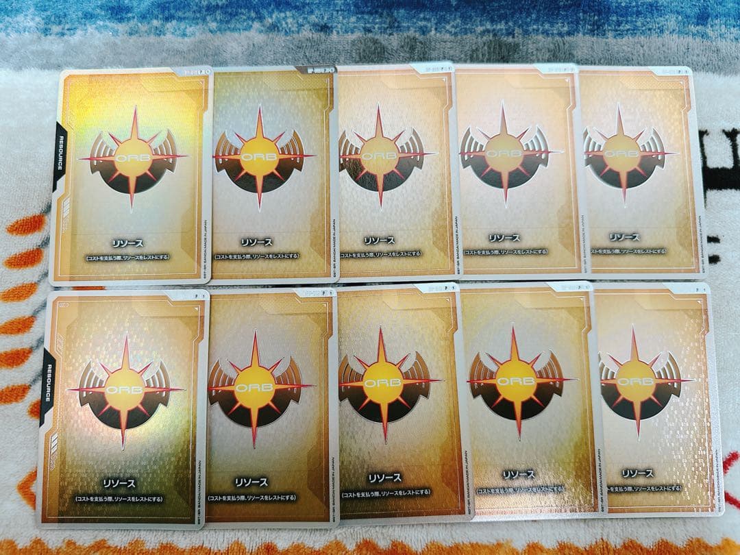 オーブ連合首長国 リソースカード 10枚　FIRSTCOMBAT