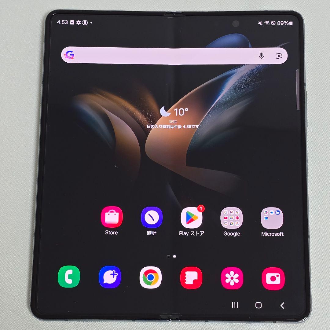 【新品同様】Galaxy Z Fold4 SIMフリー 判定○ au版 国内版