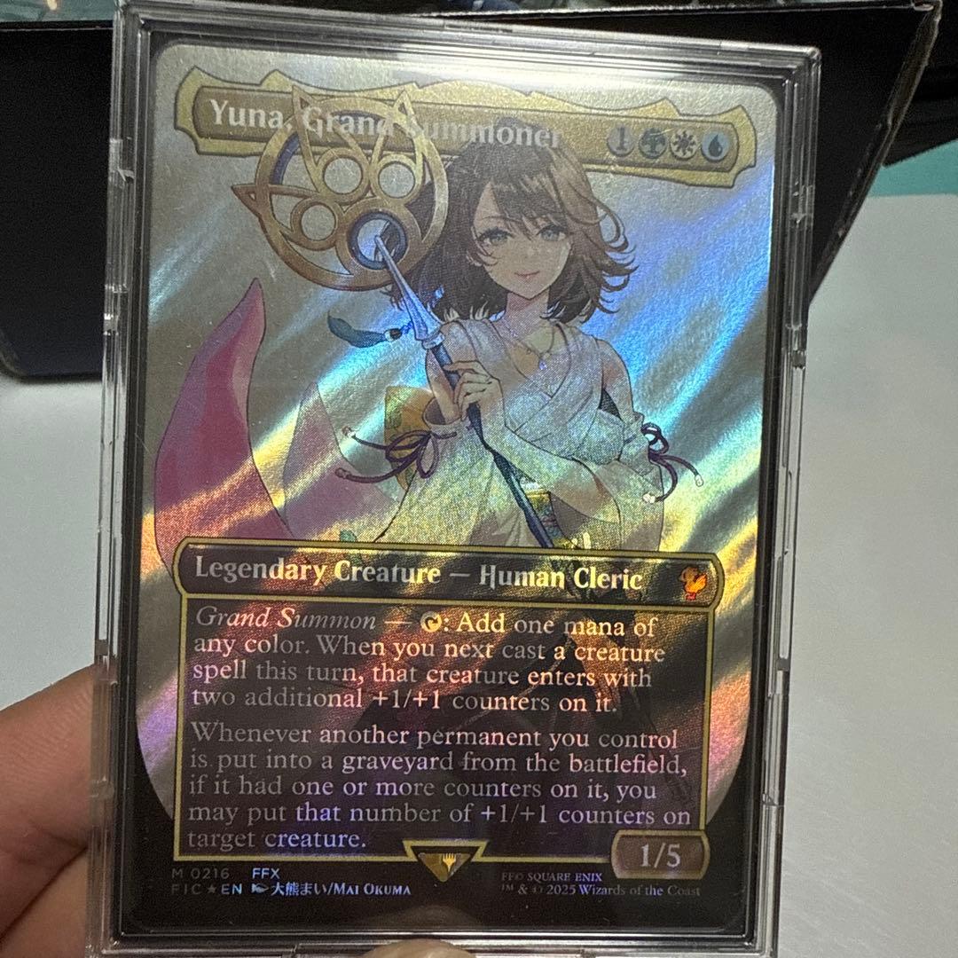 MTG FF 大召喚士、ユウナ サージfoil 英