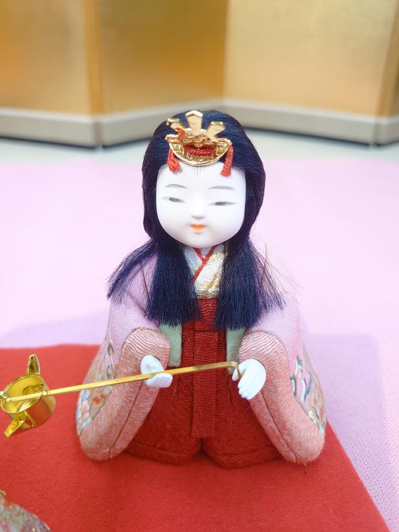 ●木目込み人形　●三人官女　●新品