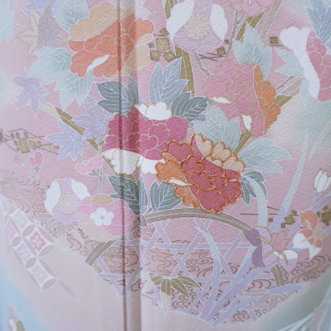 訪問着 フルセットa478七五三　入学式　お宮参り　結婚式