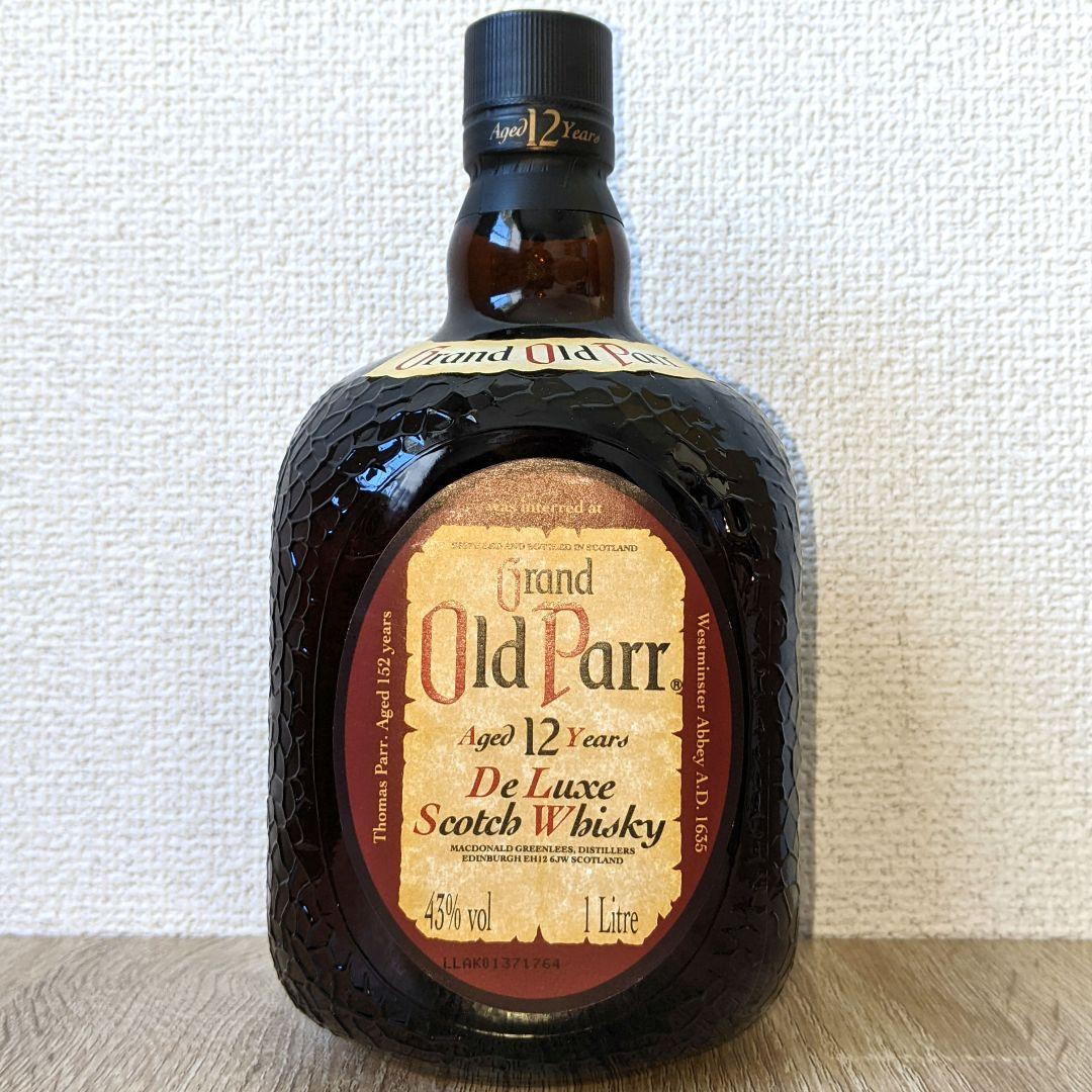 オールドパー12年　デラックス　1Ｌ 43％　未開栓　箱あり　3本セット