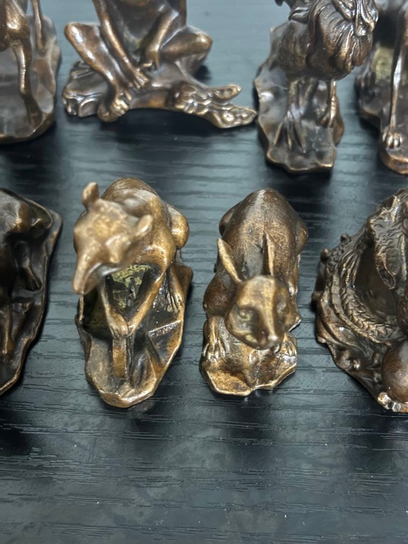 中国　銅製品　十二支