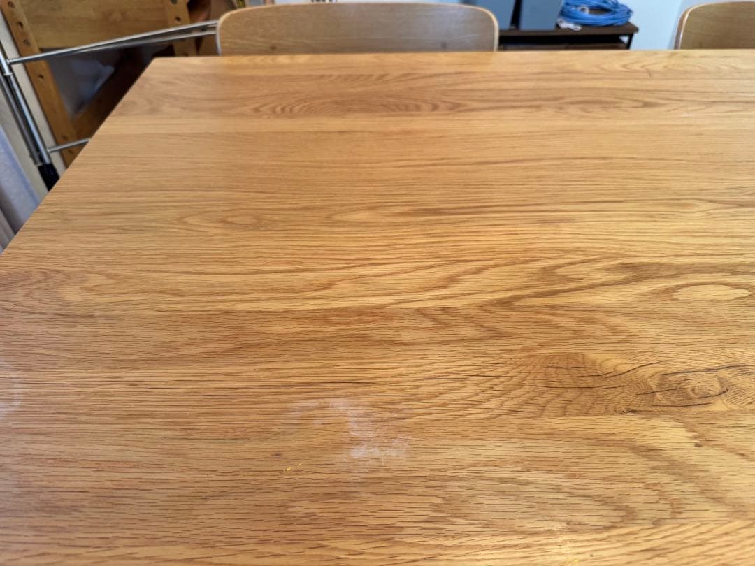 無印良品 ダイニングテーブルセット チェア オーク材 大阪 手渡し 期間限定