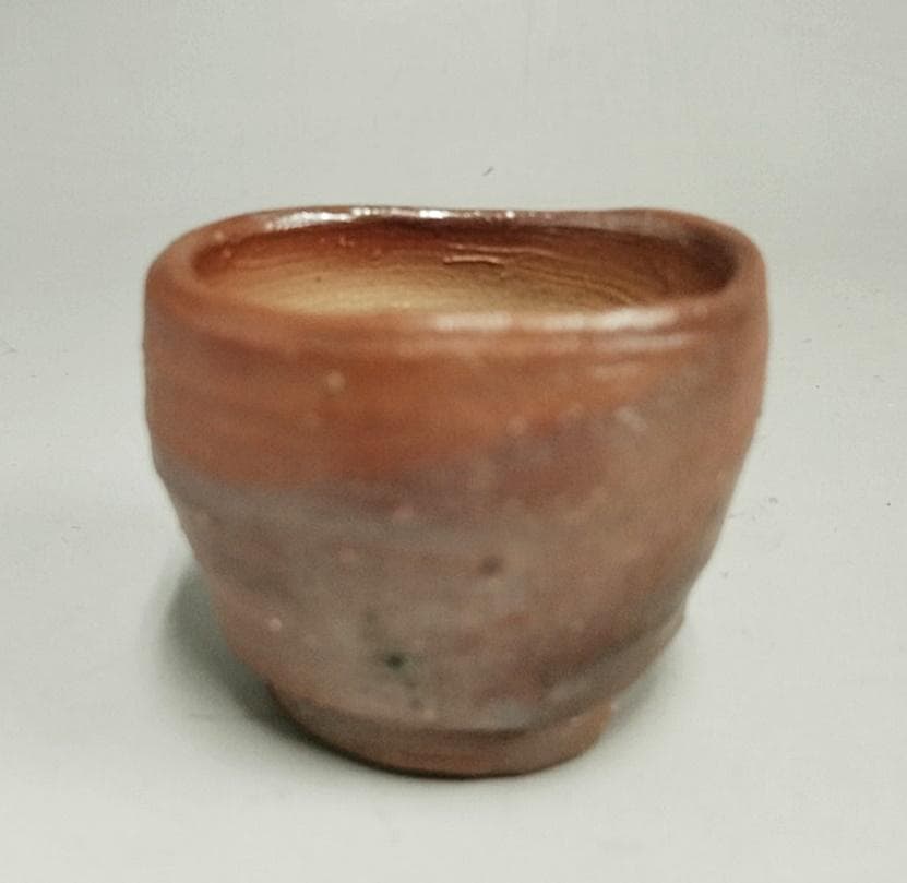 人間国宝　金重陶陽　窯変ぐい吞 　 M343