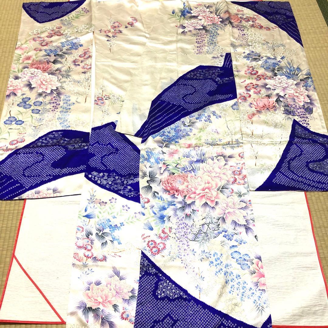 ゆです！正絹　レトロな高級振袖