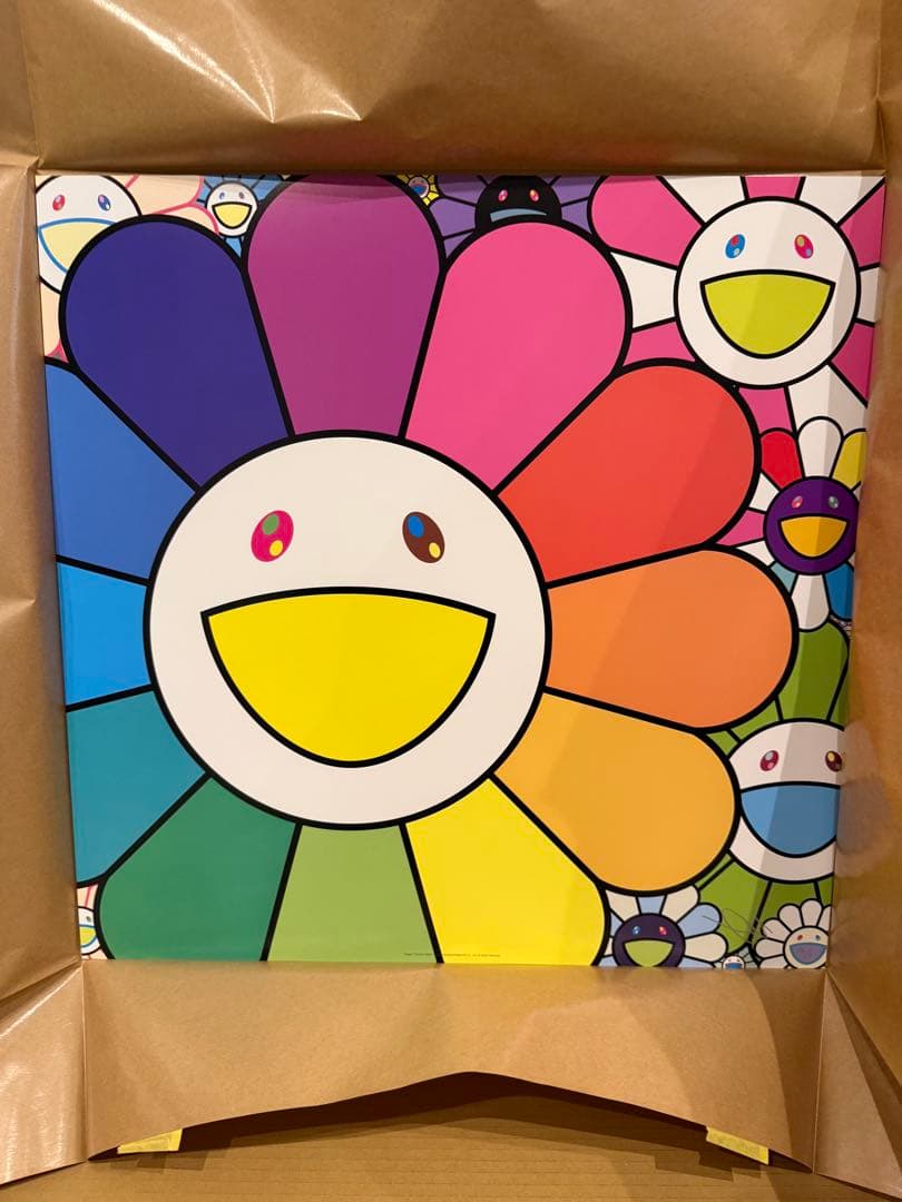 真作 村上隆 ポップンフラワーズ 300部限定 サイン入りポスター