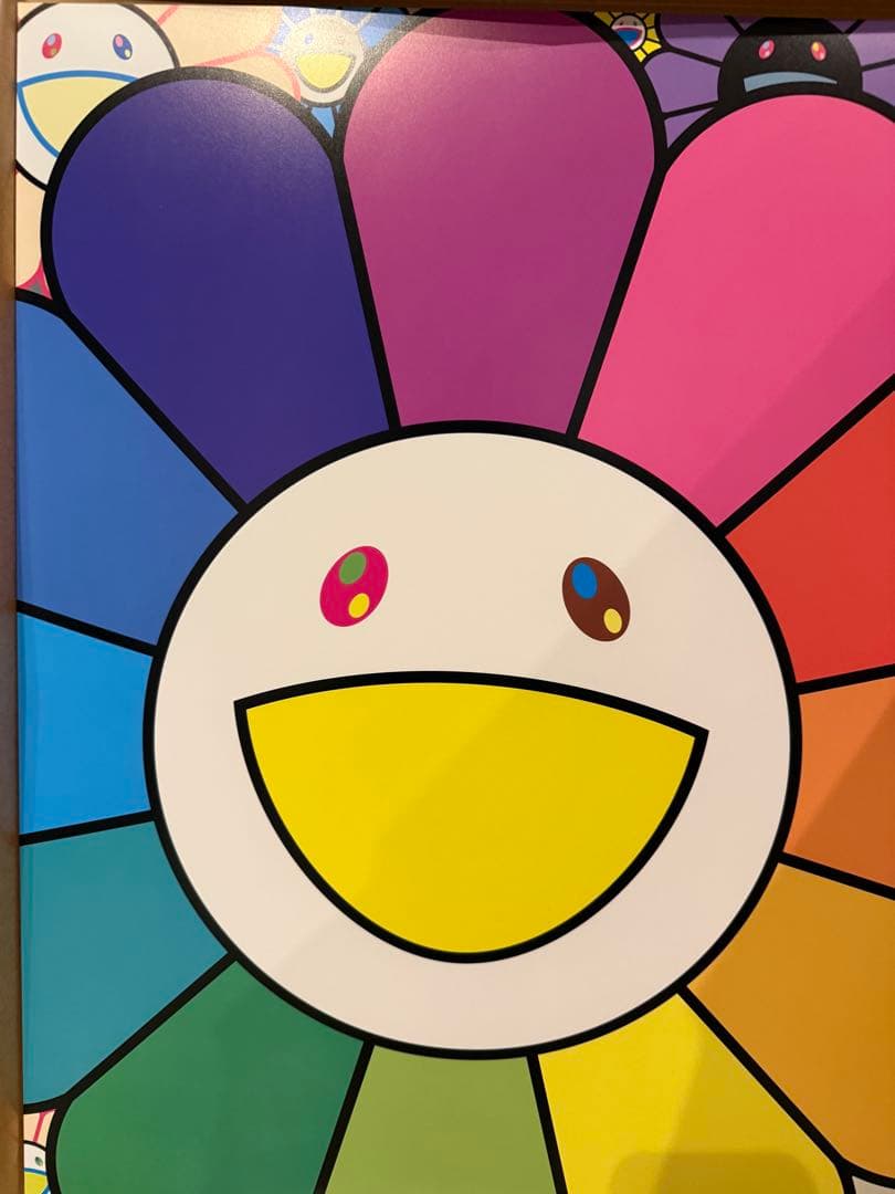 真作 村上隆 ポップンフラワーズ 300部限定 サイン入りポスター