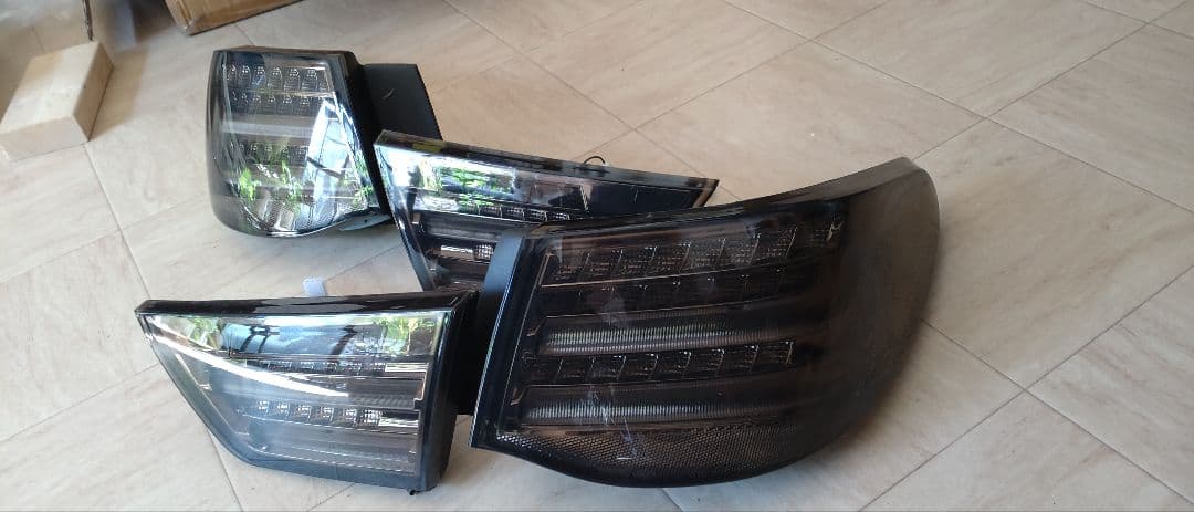 マークX 130前期 LEDスモークテールレンズ