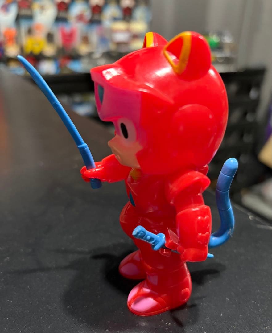 バンダイ 当時物 キャッ党忍伝てやんでえ プルルン フィギュア ソフビ