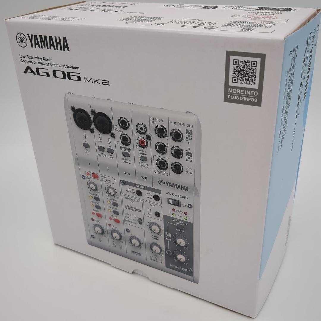 【新品未開封】YAMAHA AG06 MK2 ライブストリーミングミキサー