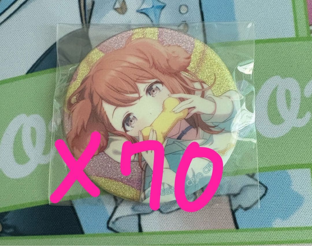 プロセカ グリッター缶バッチ 38C 花里みのり