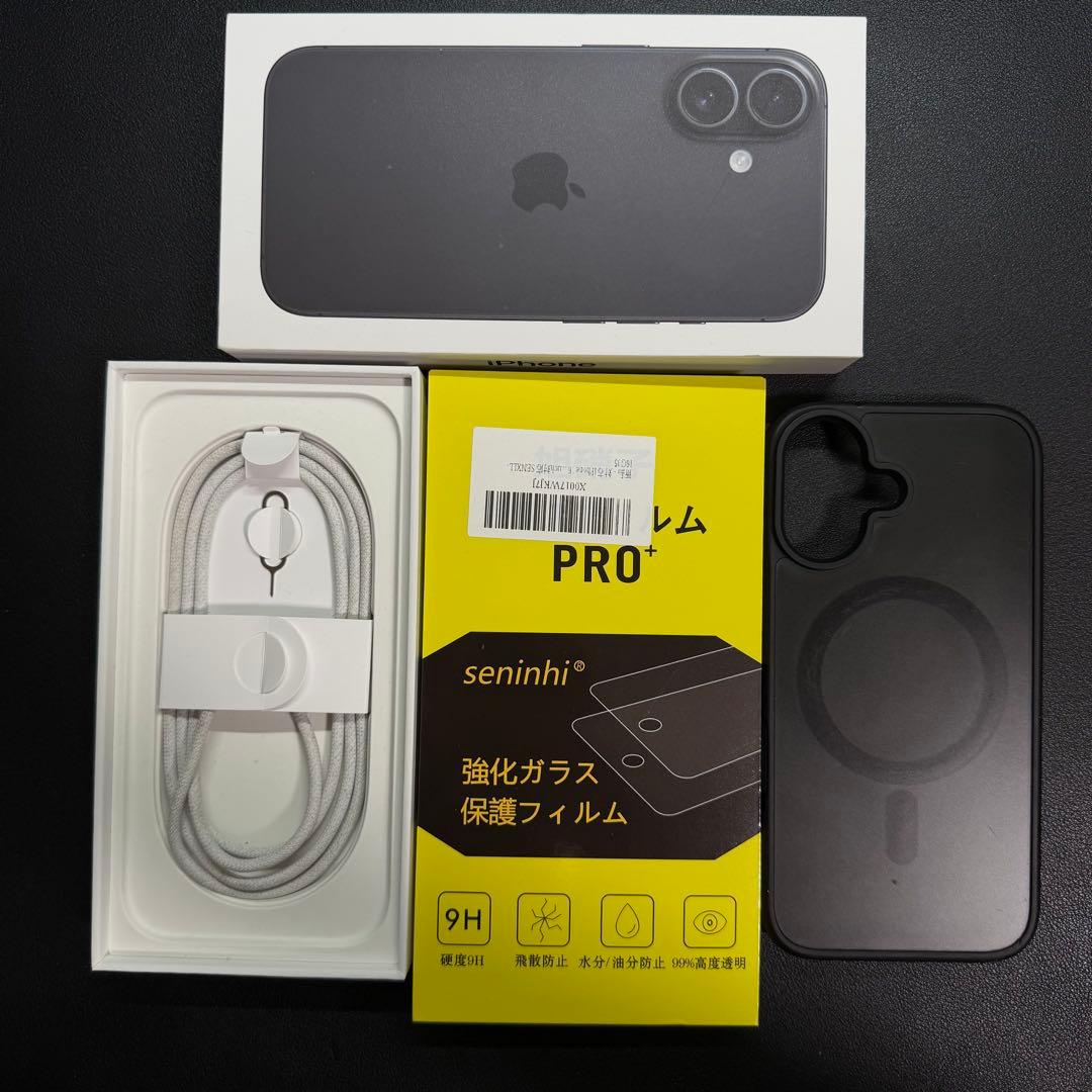 iPhone16本体 128GB ブラック　【当日発送】