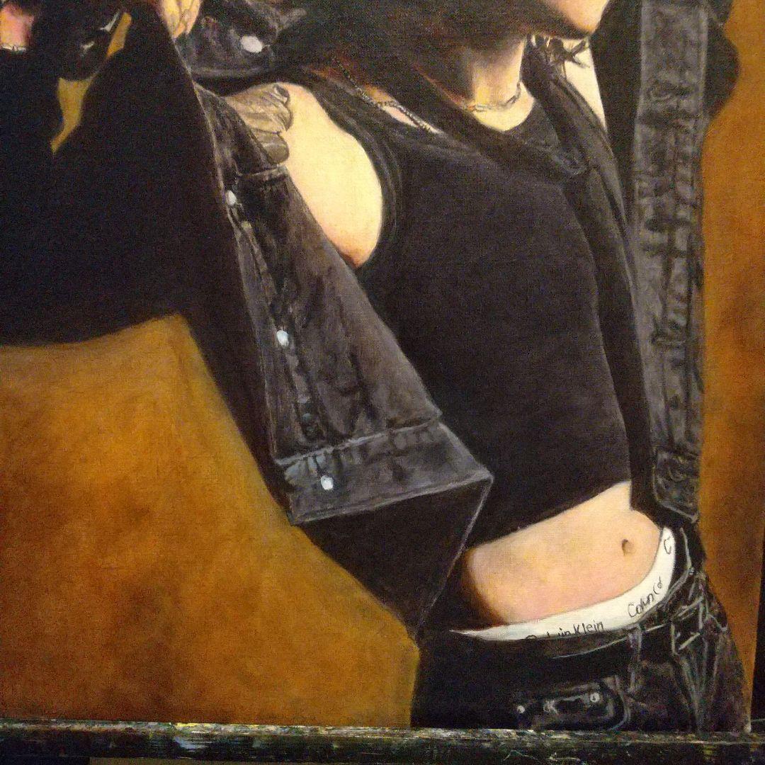 ちょび 油絵 10号 F10