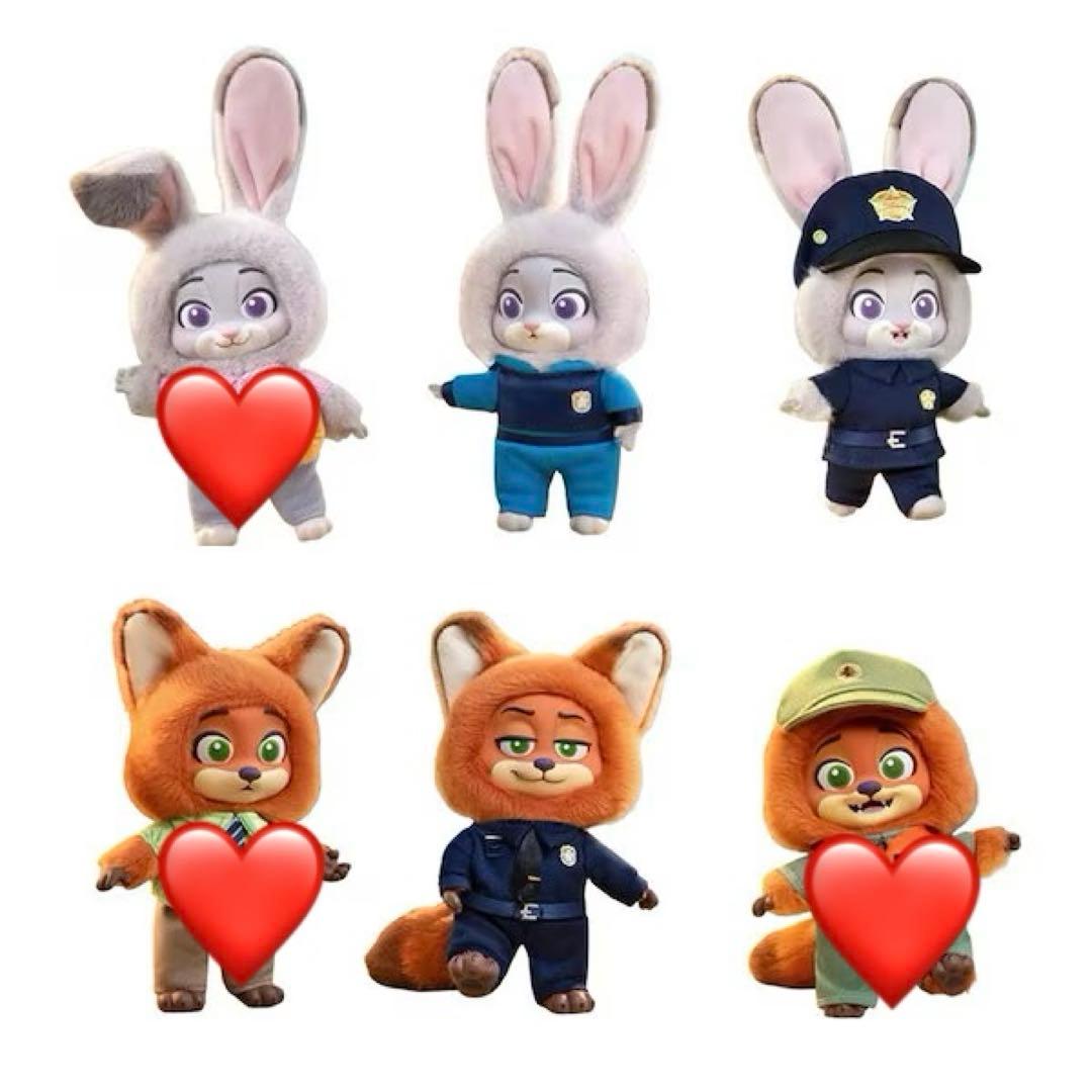 TOPTOY ズートピア　ニック　ジュディセット